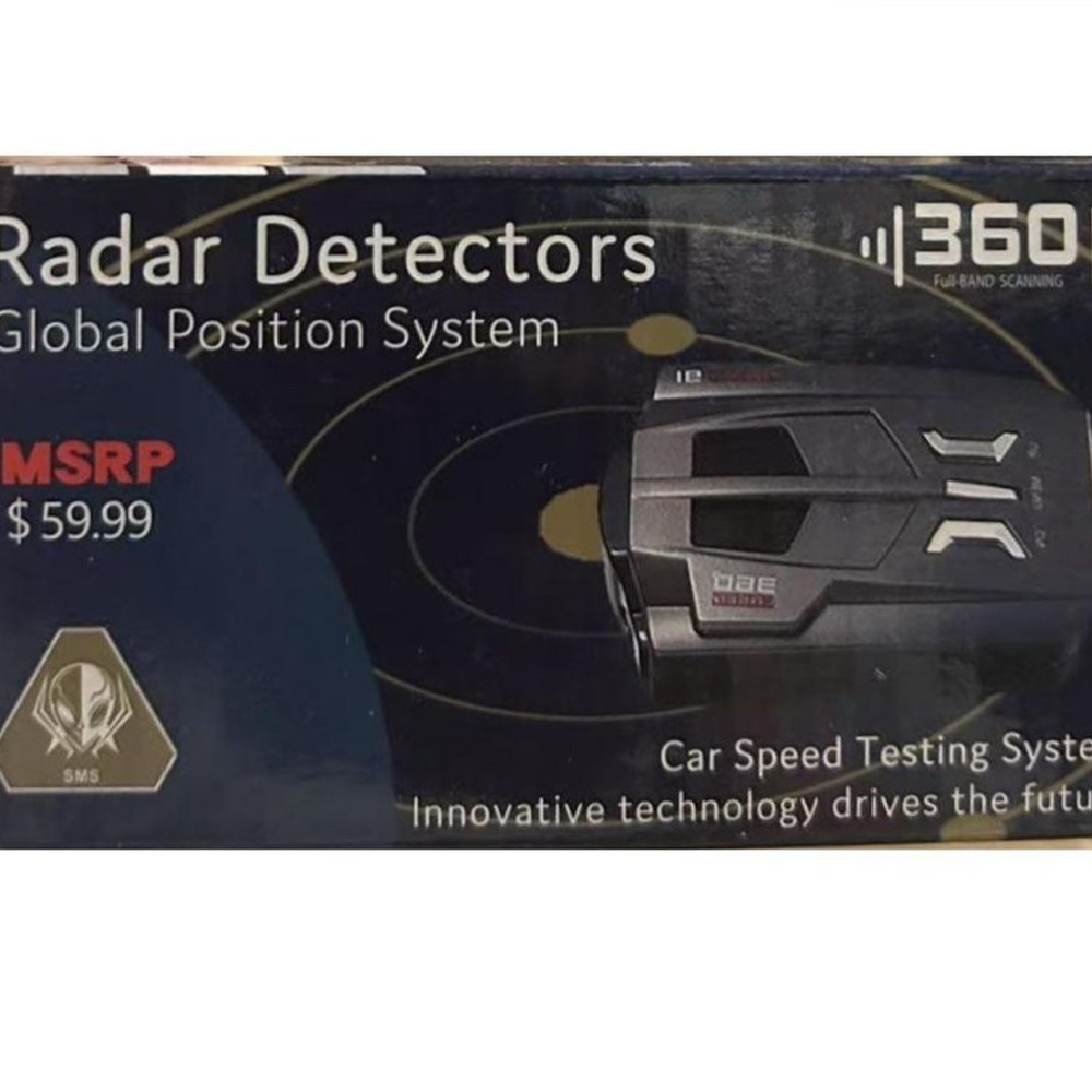 Radar Detector with GPS - Black
